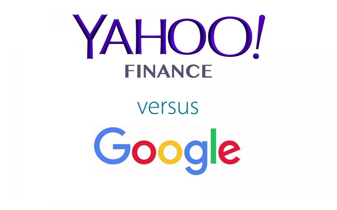 Yahoo Finance versus Google Finance - Get Irked